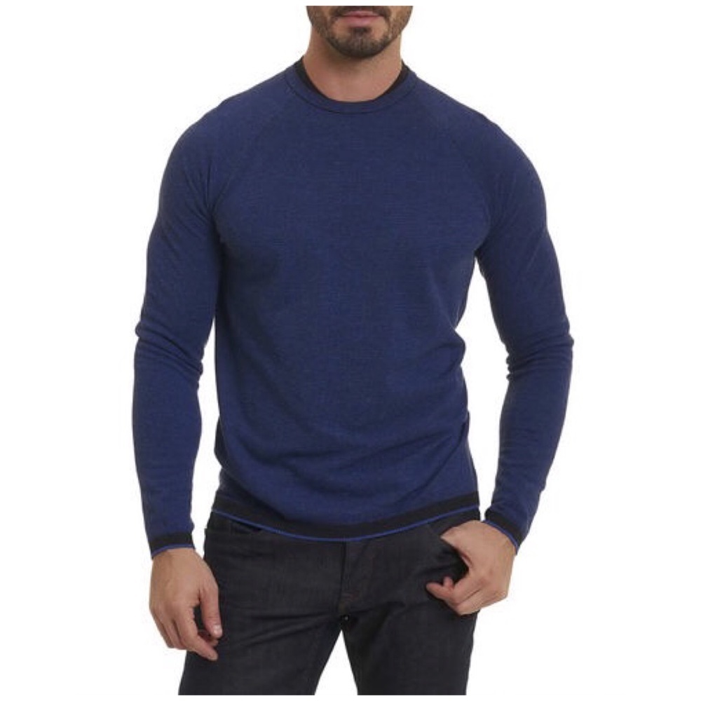 NWT Robert Graham Ray Brook Sweater 2XL blue